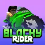 Blocky Rider free online game thumbnail