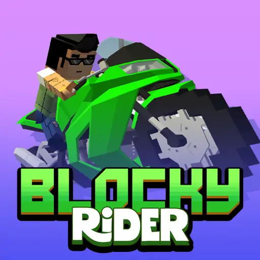 Blocky Rider free online game thumbnail
