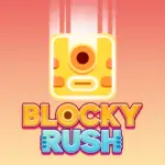 Blocky Rush free online game thumbnail