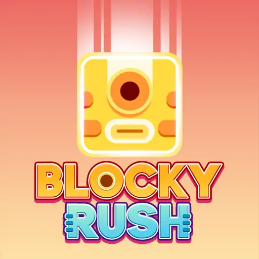 Blocky Rush free online game thumbnail