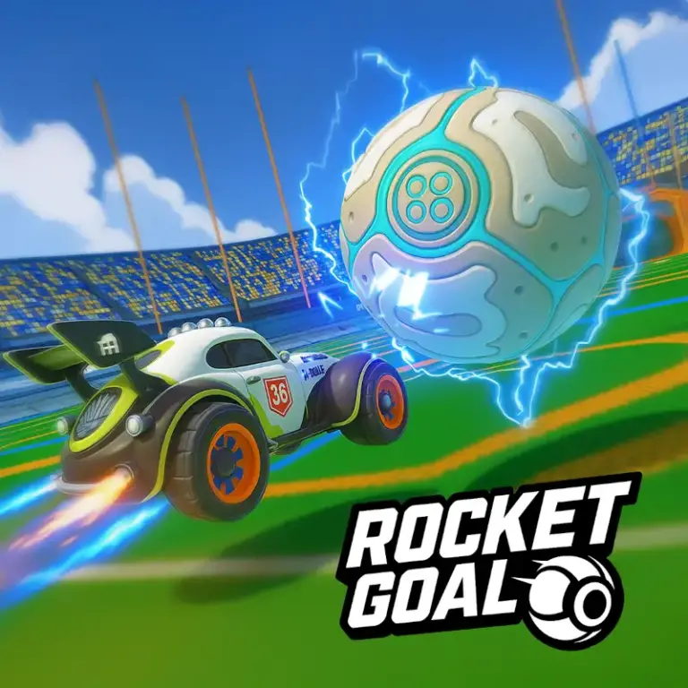 RocketGoal.io free online game thumbnail