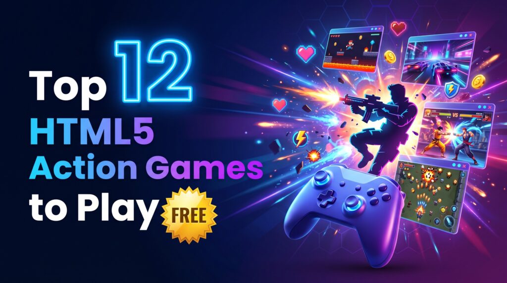 Top 12 HTML5 Action Games to Play Free guide image